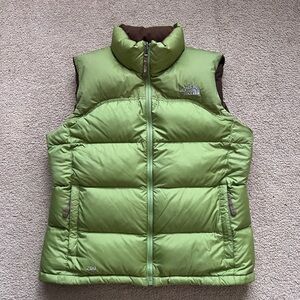 The North Face Green Puffer Vest